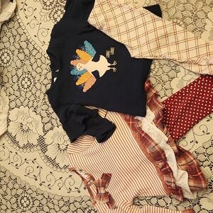 Baby girl 9-12 mos fall and thanksgiving outfits